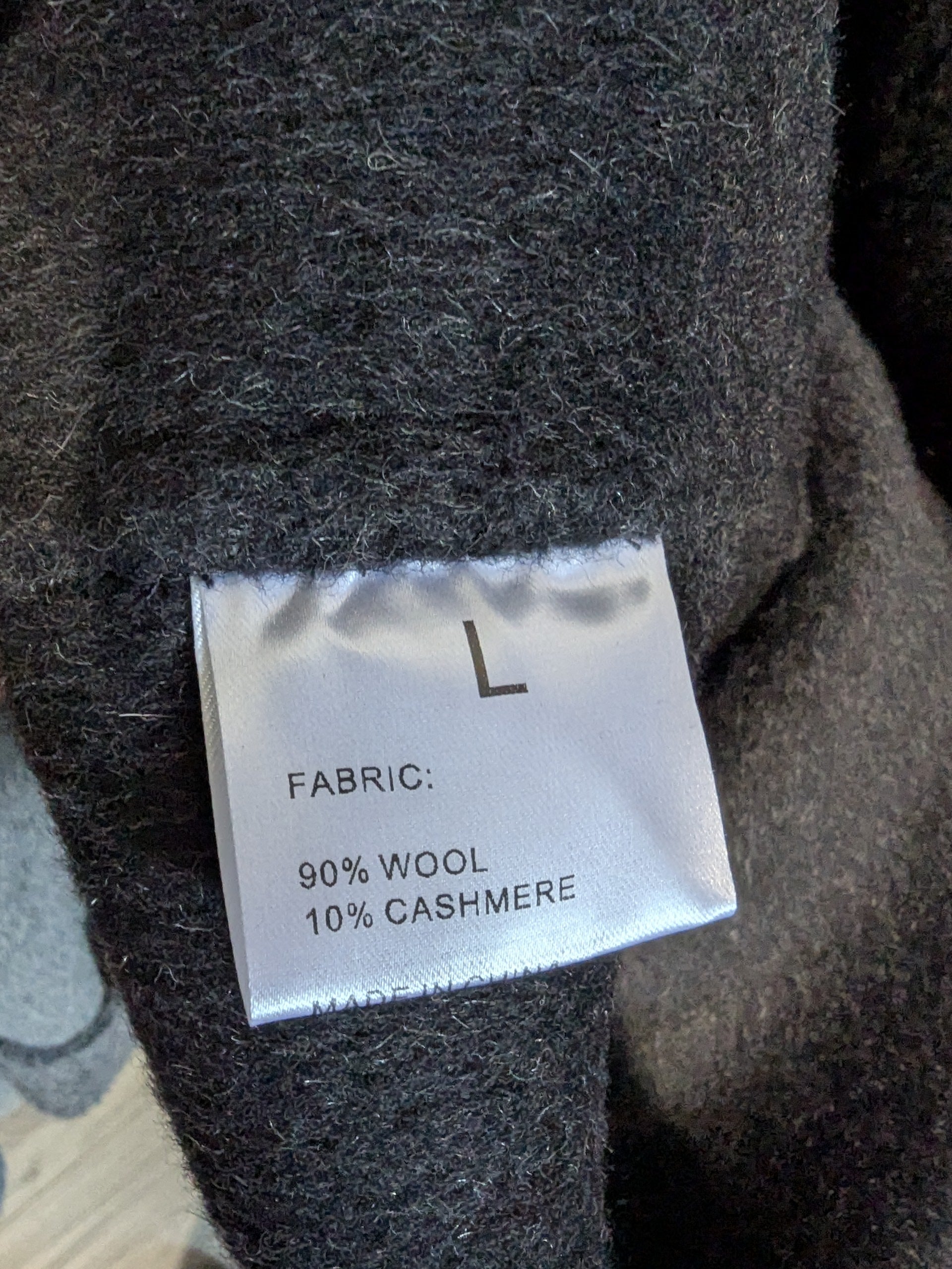 006 Cashmere blend Charcoal