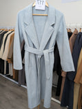 117 70% Wool Coat Blue