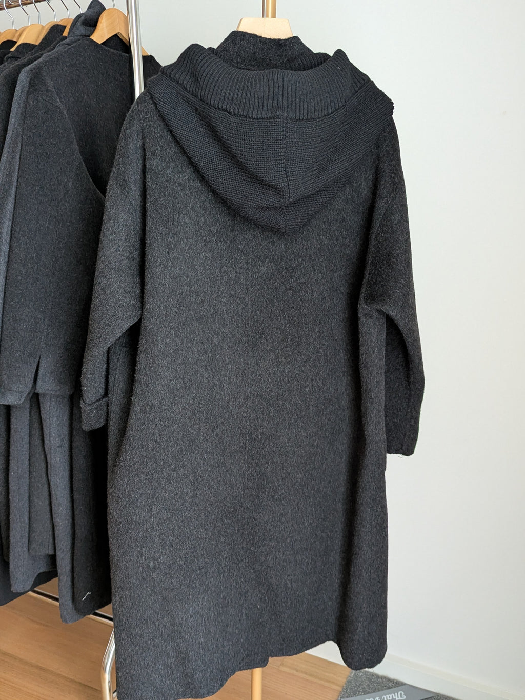 Pure Wool Coat Hand Made 191 Size M8-12 Brand New Detachable Hood