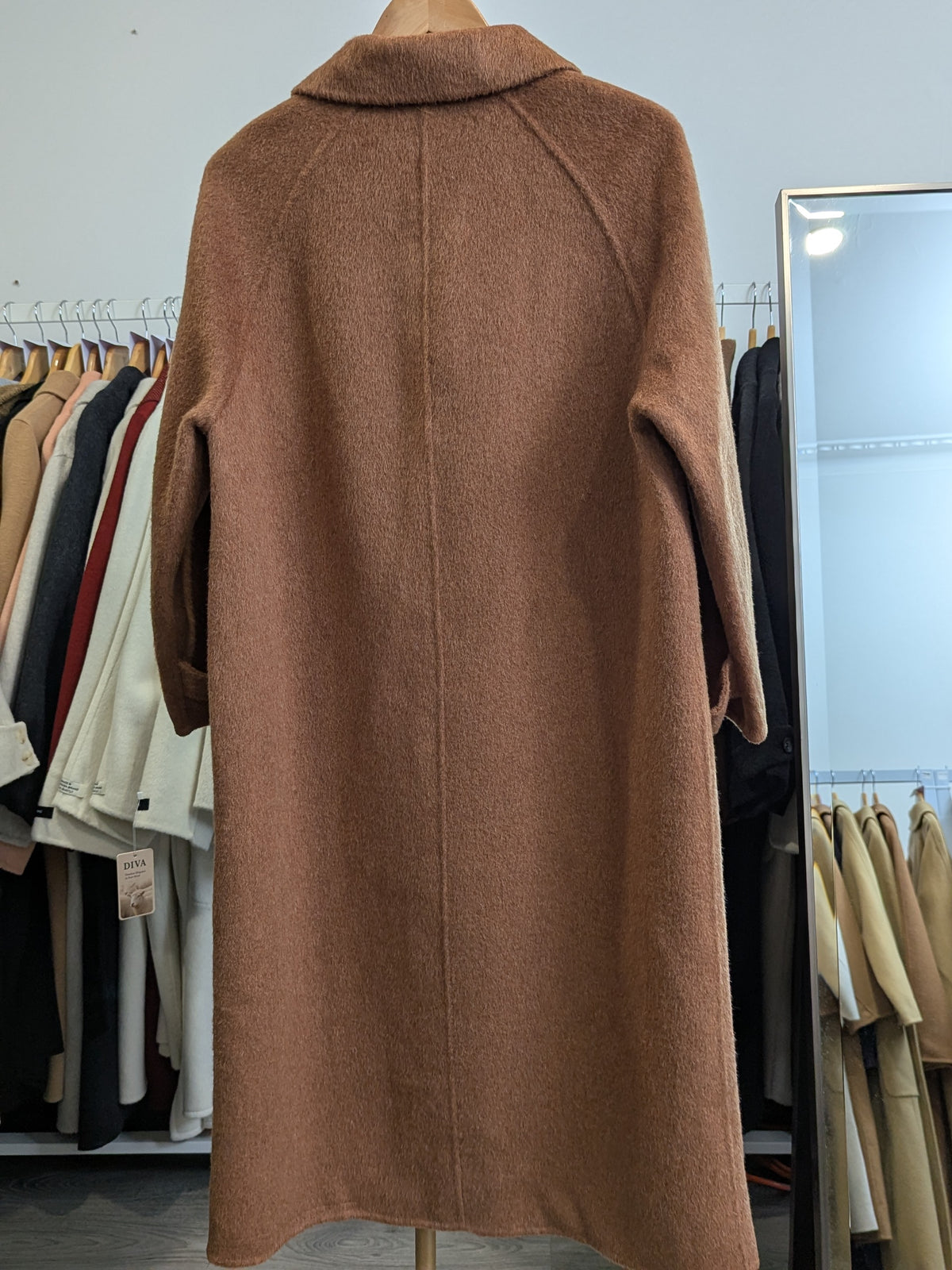 283 90% Wool Coat Camel M 10-12