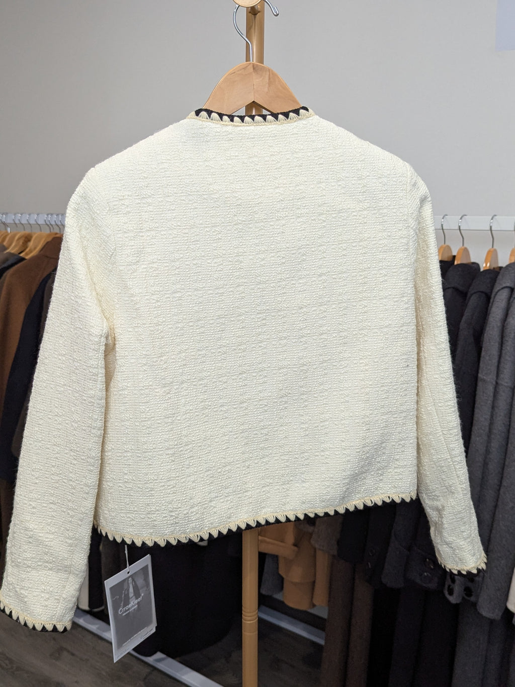213 Goose Down Tweed Jacket