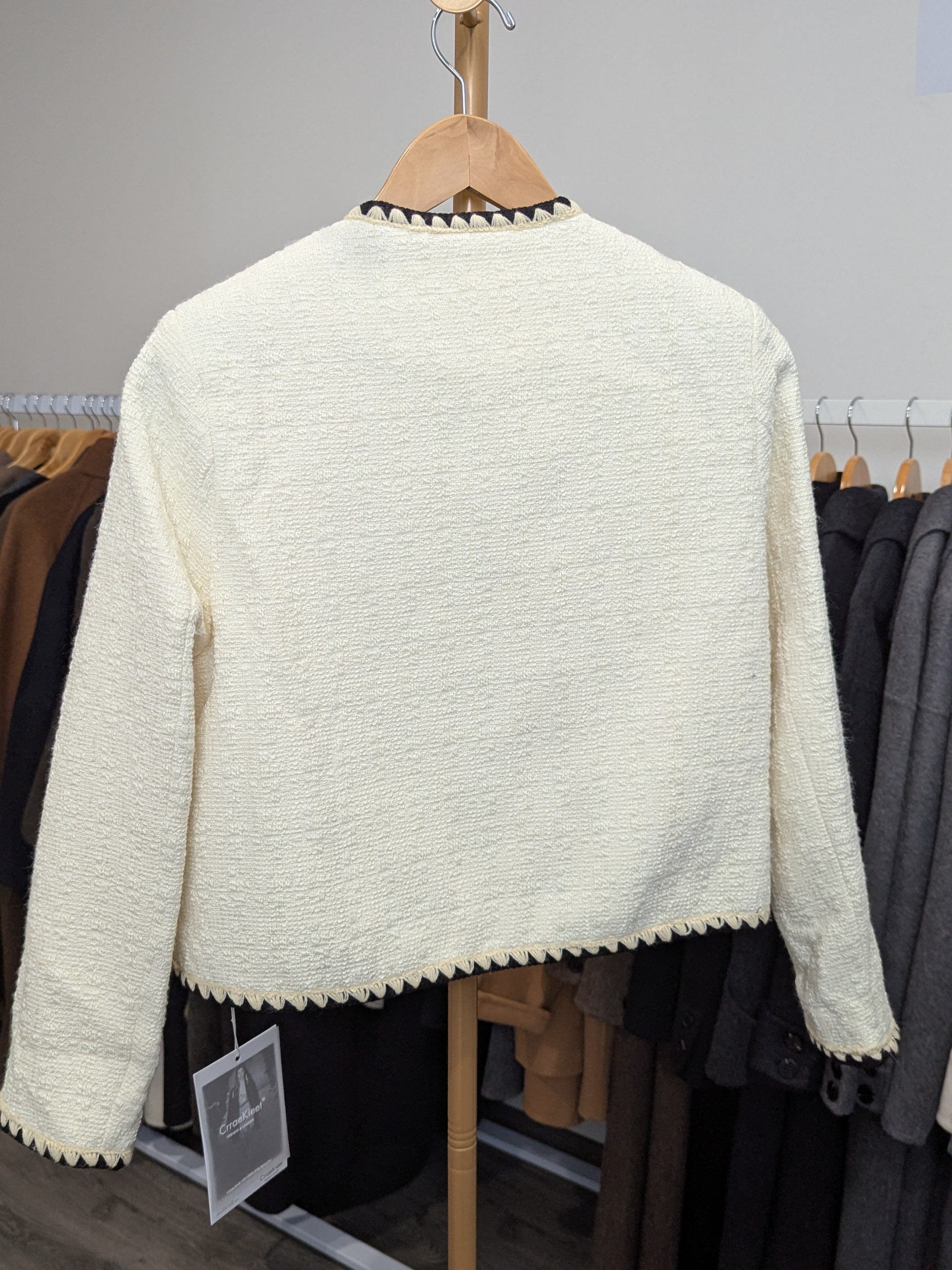 213 Goose Down Tweed Jacket
