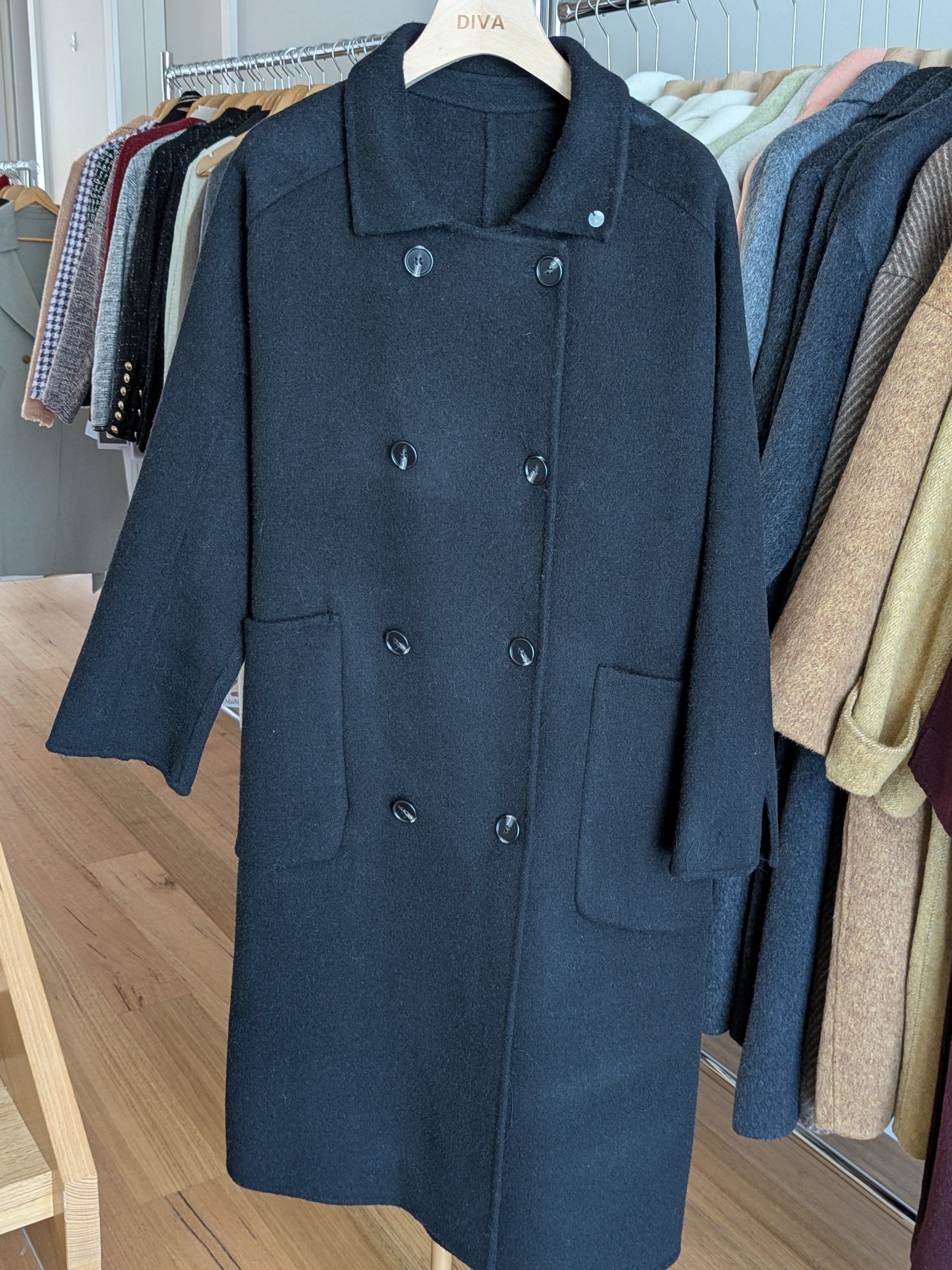 Brand New Pure Wool Coat FREE SHIPPING High Quality Wool 053 Size  8-10