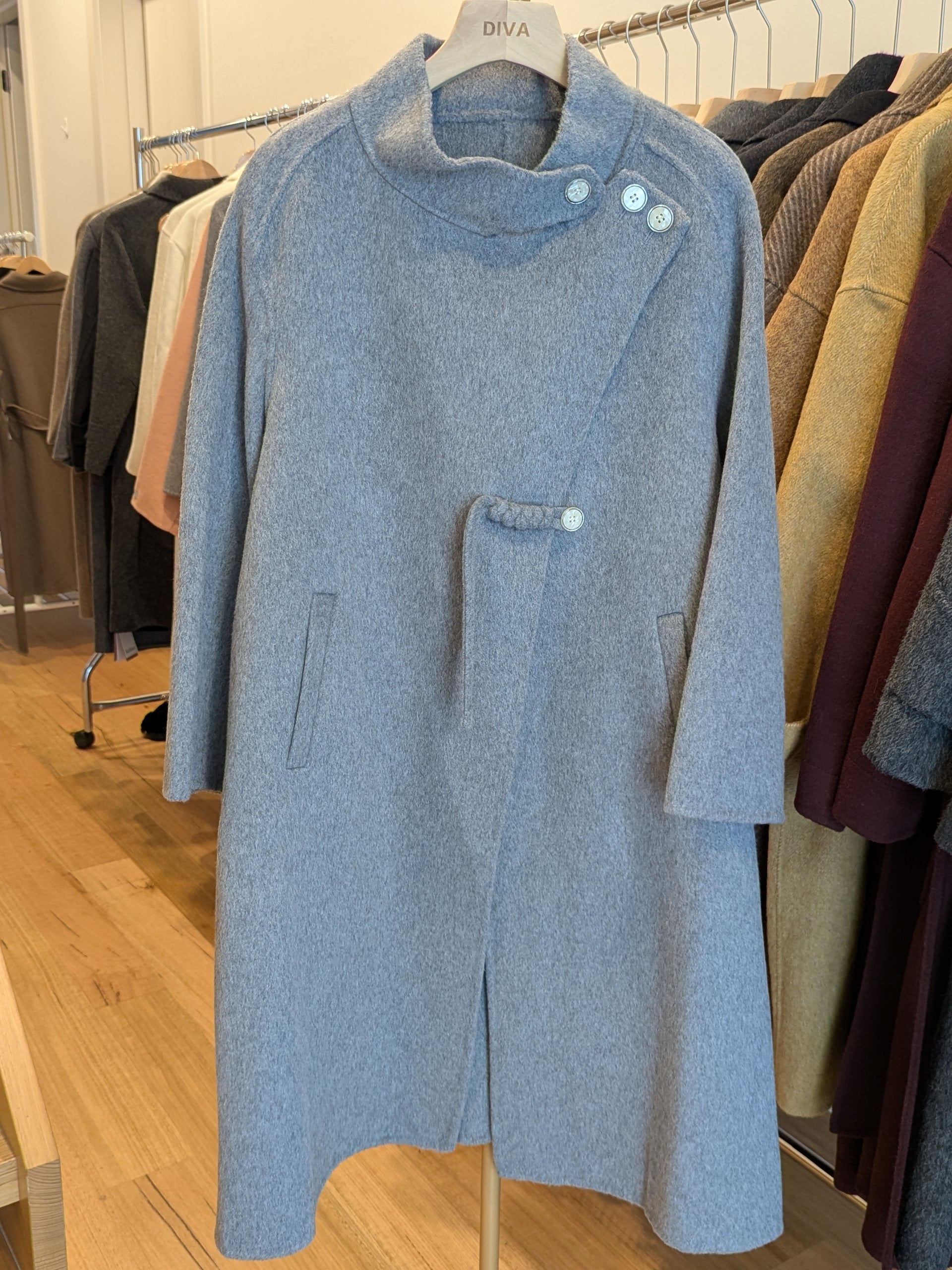 Brand New Pure Wool Coat FREE SHIPPING High Quality Wool 047 Size S M