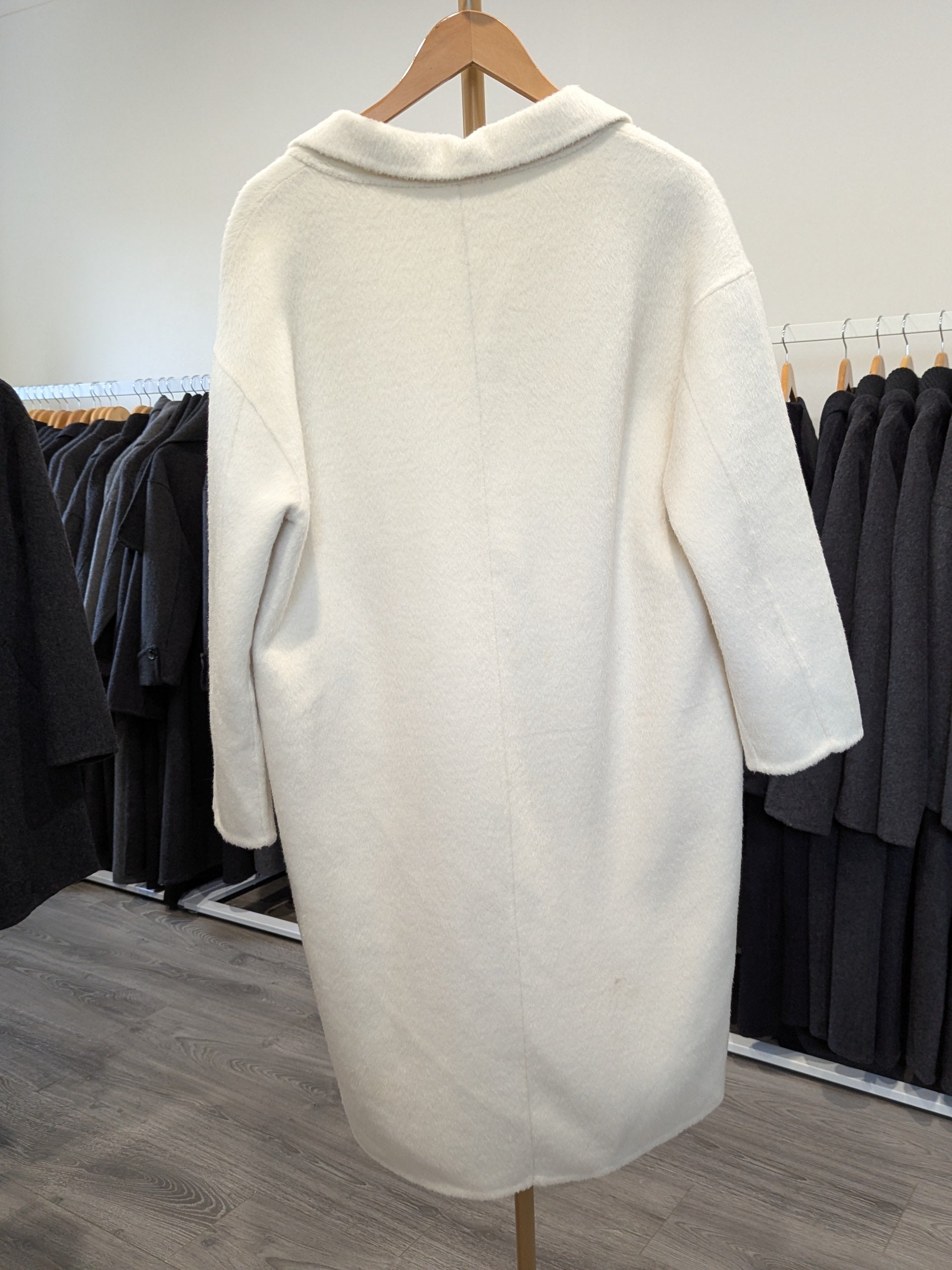 135 70% Wool Coat Beige S 8-12