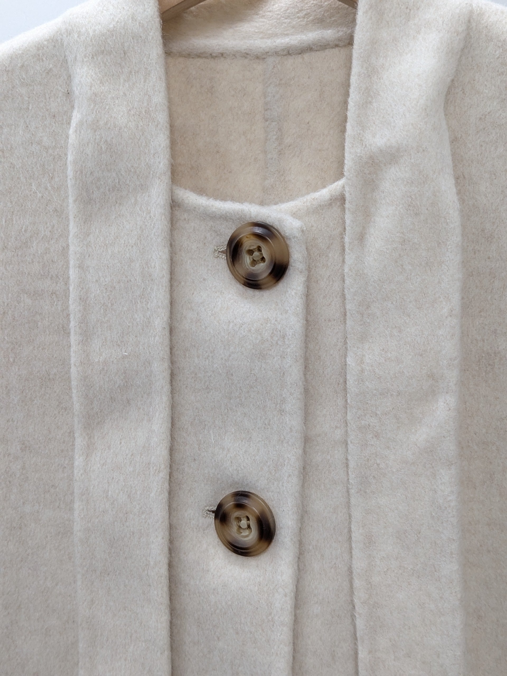 Women's Fur Collar Wool Coats Try-On Available 229 Size S8-12 90% Wool 10% Tencel