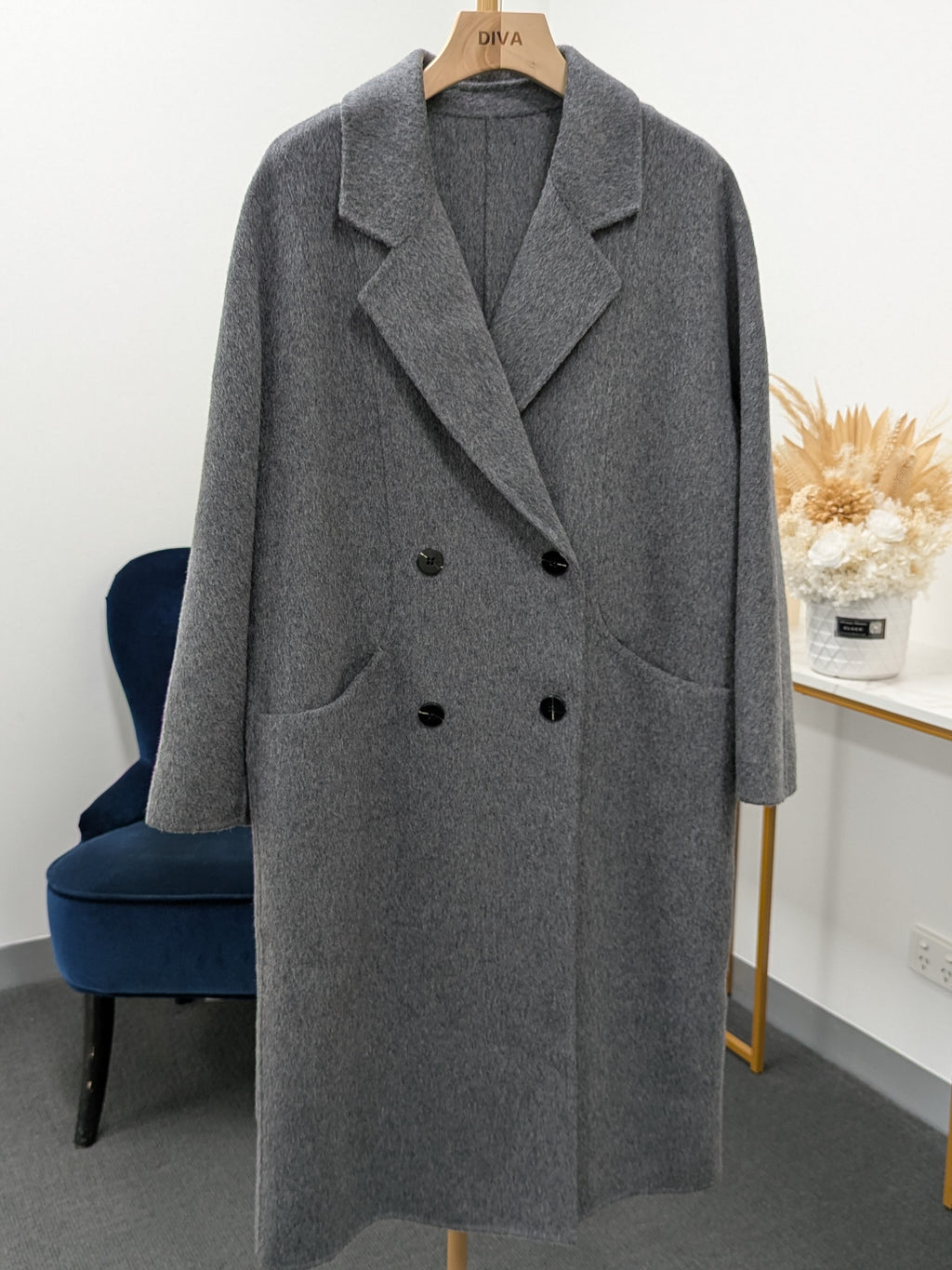 011 100% Wool Grey