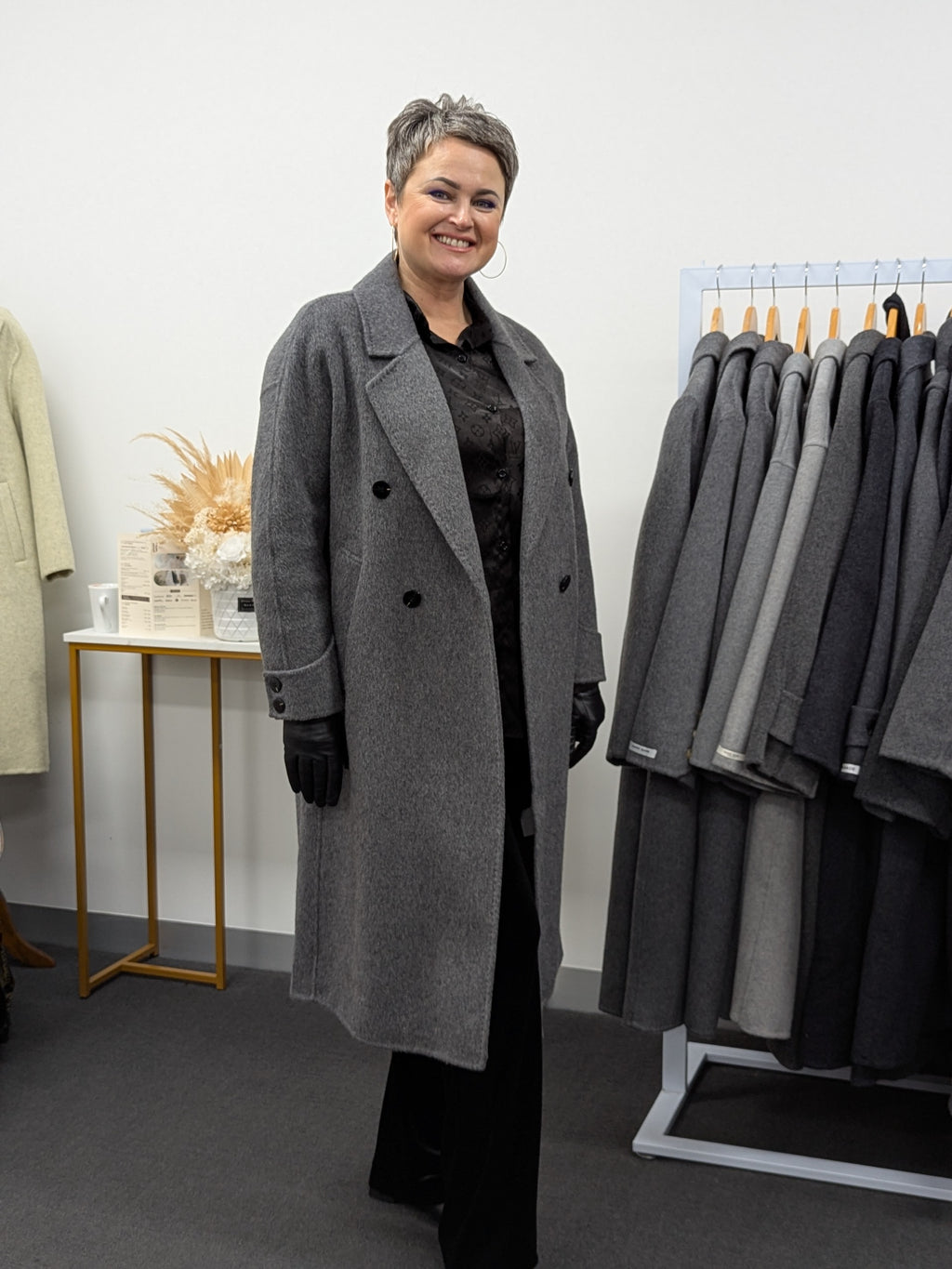 009 100% Wool Grey