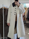 131 100% Wool Coat Cream S 8-10