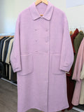 165 75% Wool Coat Purple