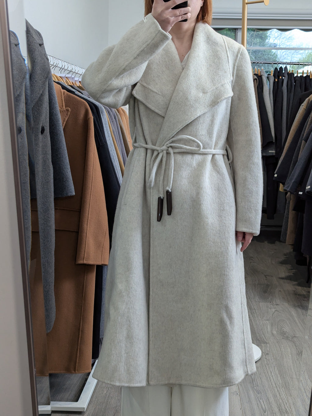 130 70% Wool Coat Oat