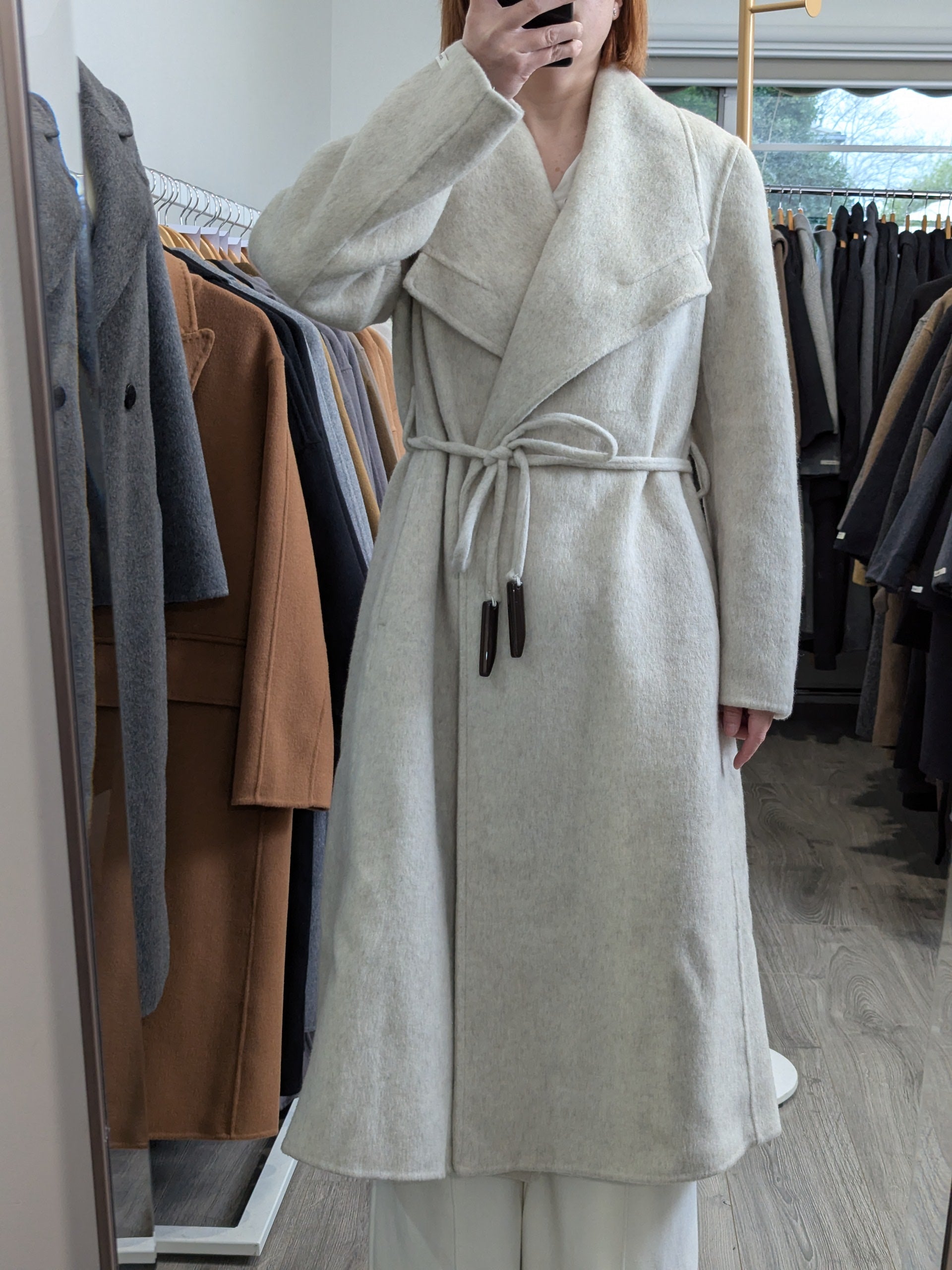 130 70% Wool Coat Oat