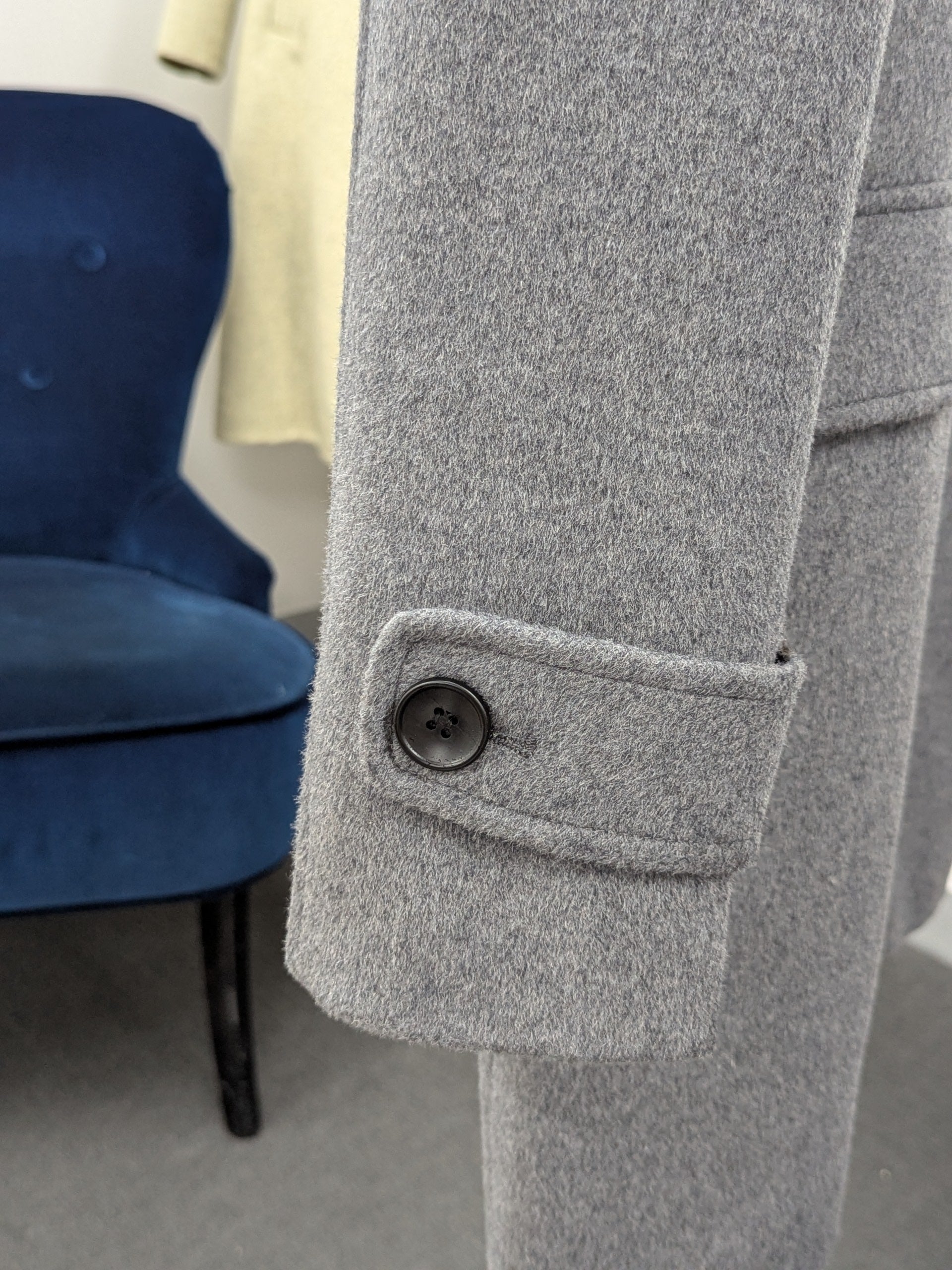 019 Men's 51% Wool Coats Black Grey Tan