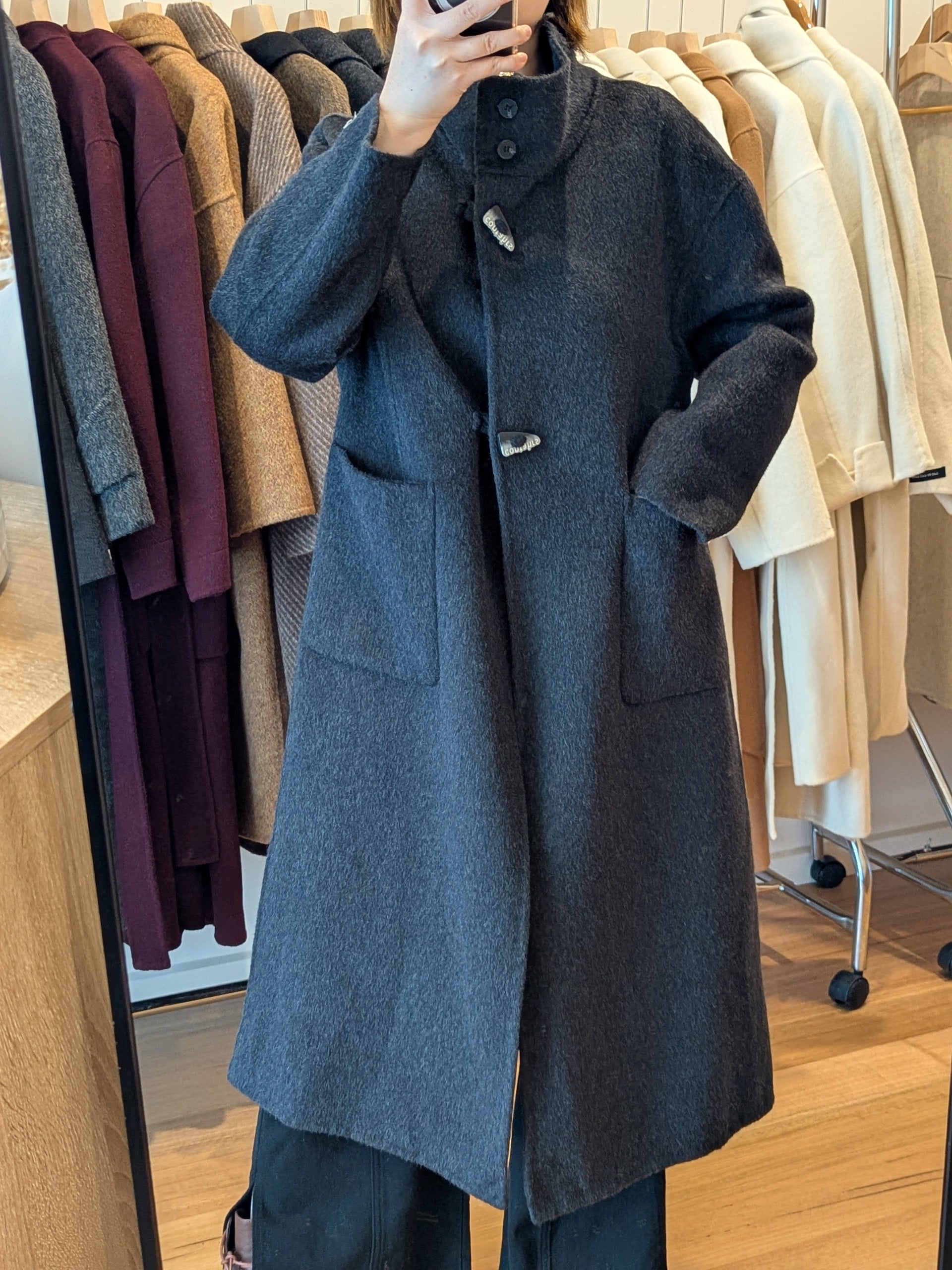 Brand New Pure Wool Coat FREE SHIPPING High Quality Wool 044 Size 8-10