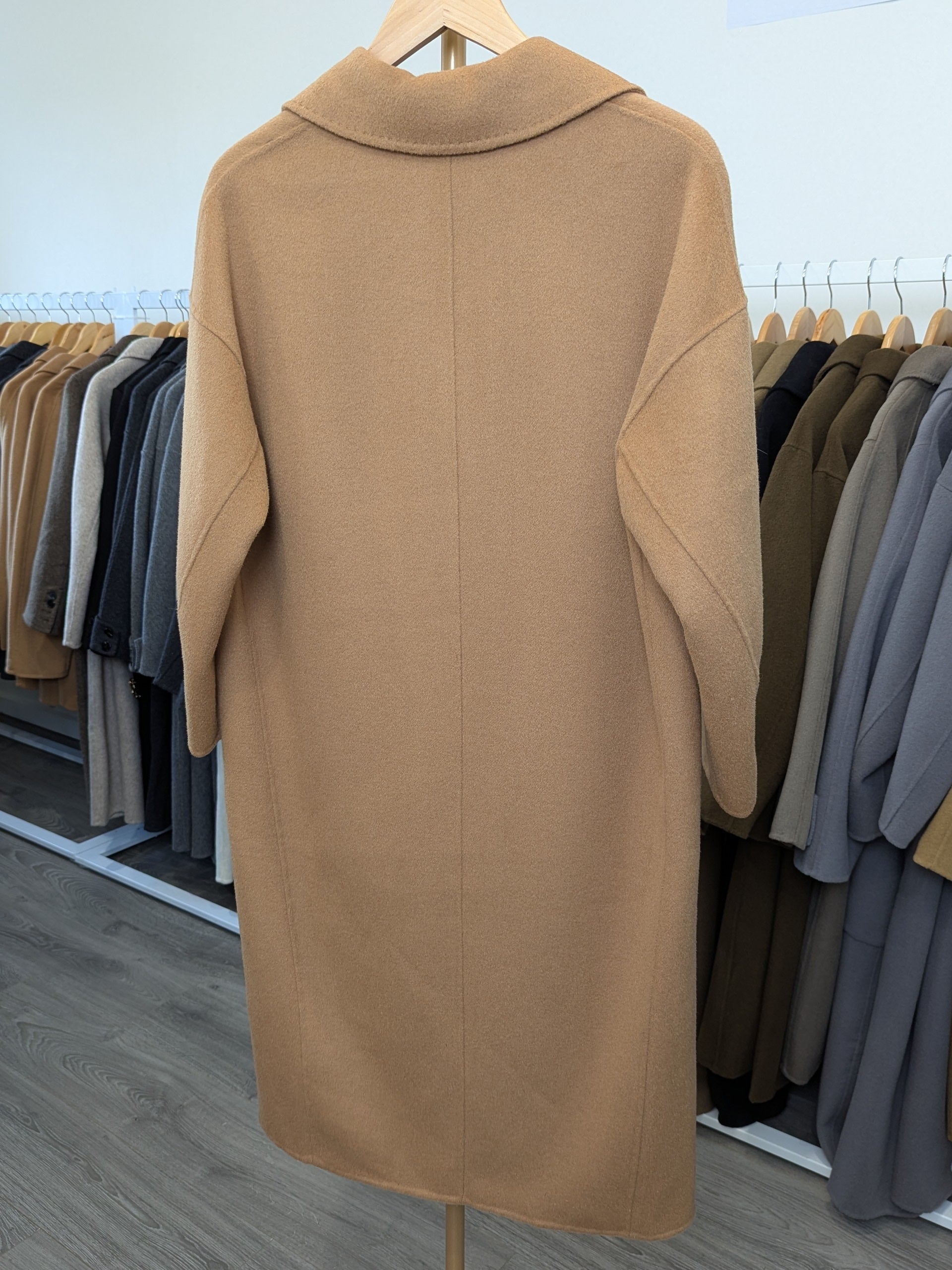 025 100% Wool Coat Tan