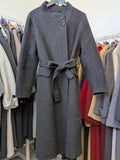 239 75% Wool Coat M 10-12 Charcoal