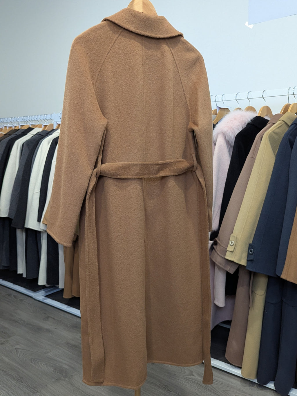 022 100% Wool Coat Camel