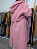 166 100% Wool Coat Pink