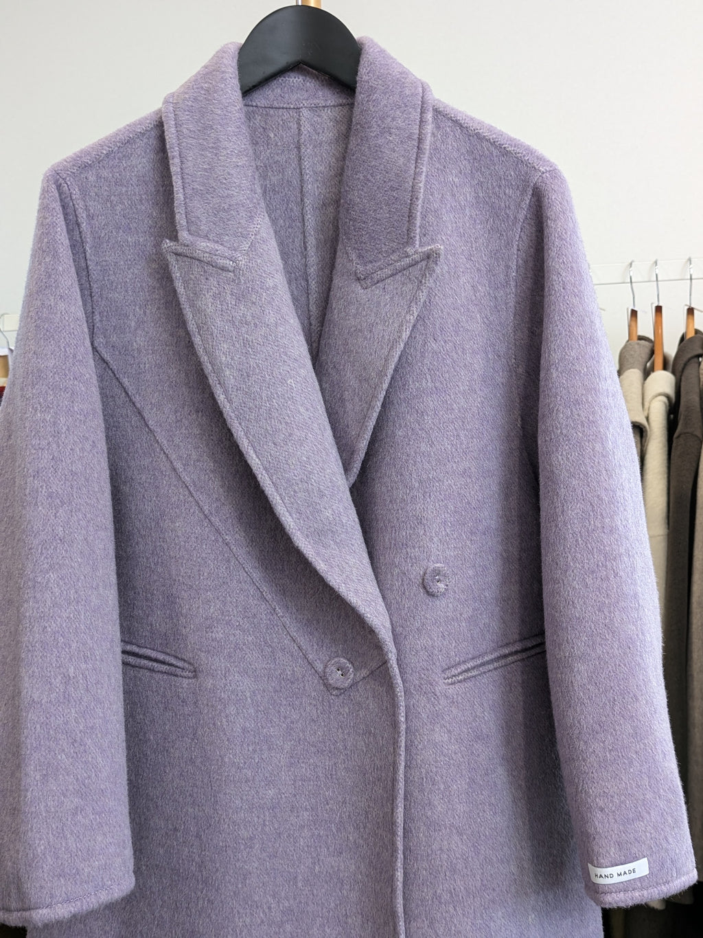 275 70% Wool Coat Purple M 12-16
