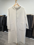 140 100% Wool Coat Beige M 10-14