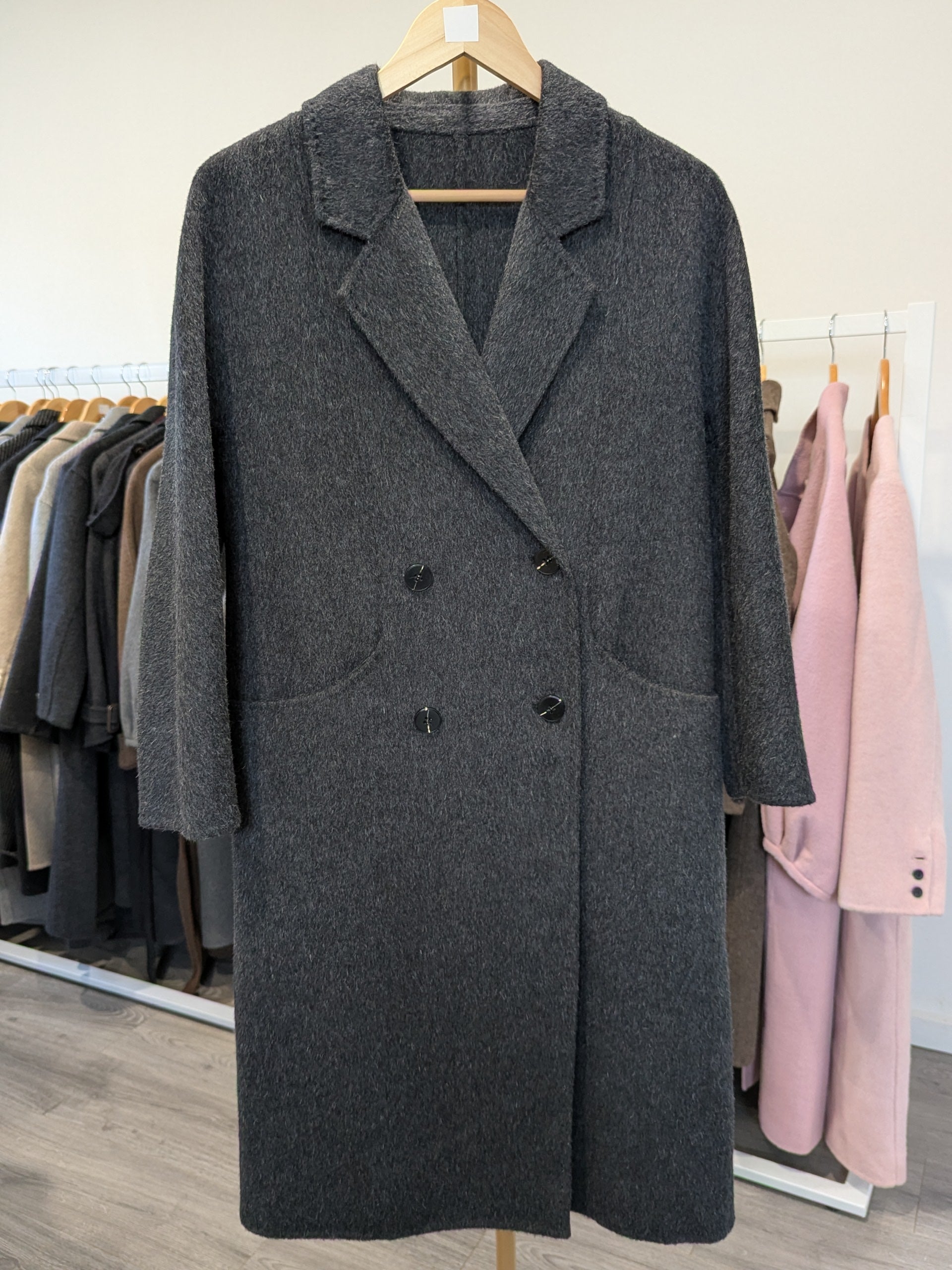 021 Cashmere blend wool Charcoal