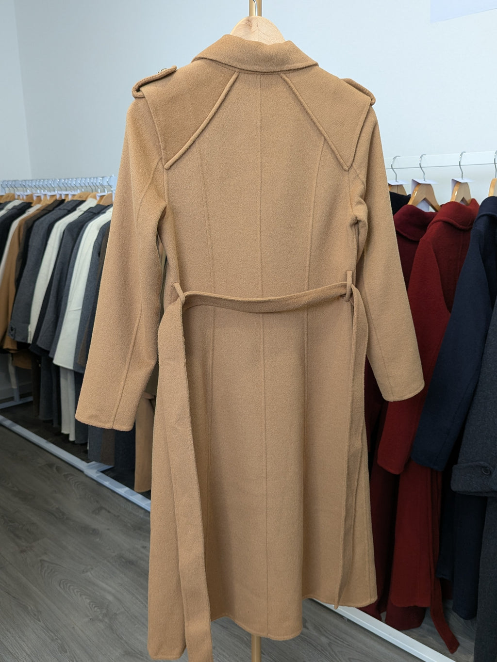 014 100% Wool Coat Camel