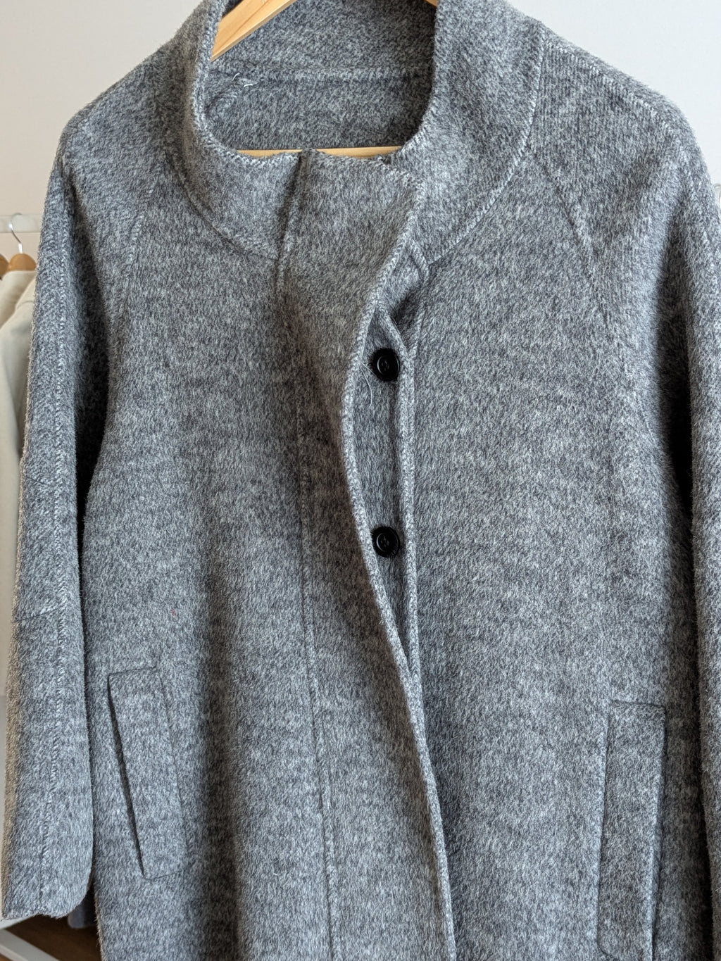 212 Wool Coat Grey S 12-16