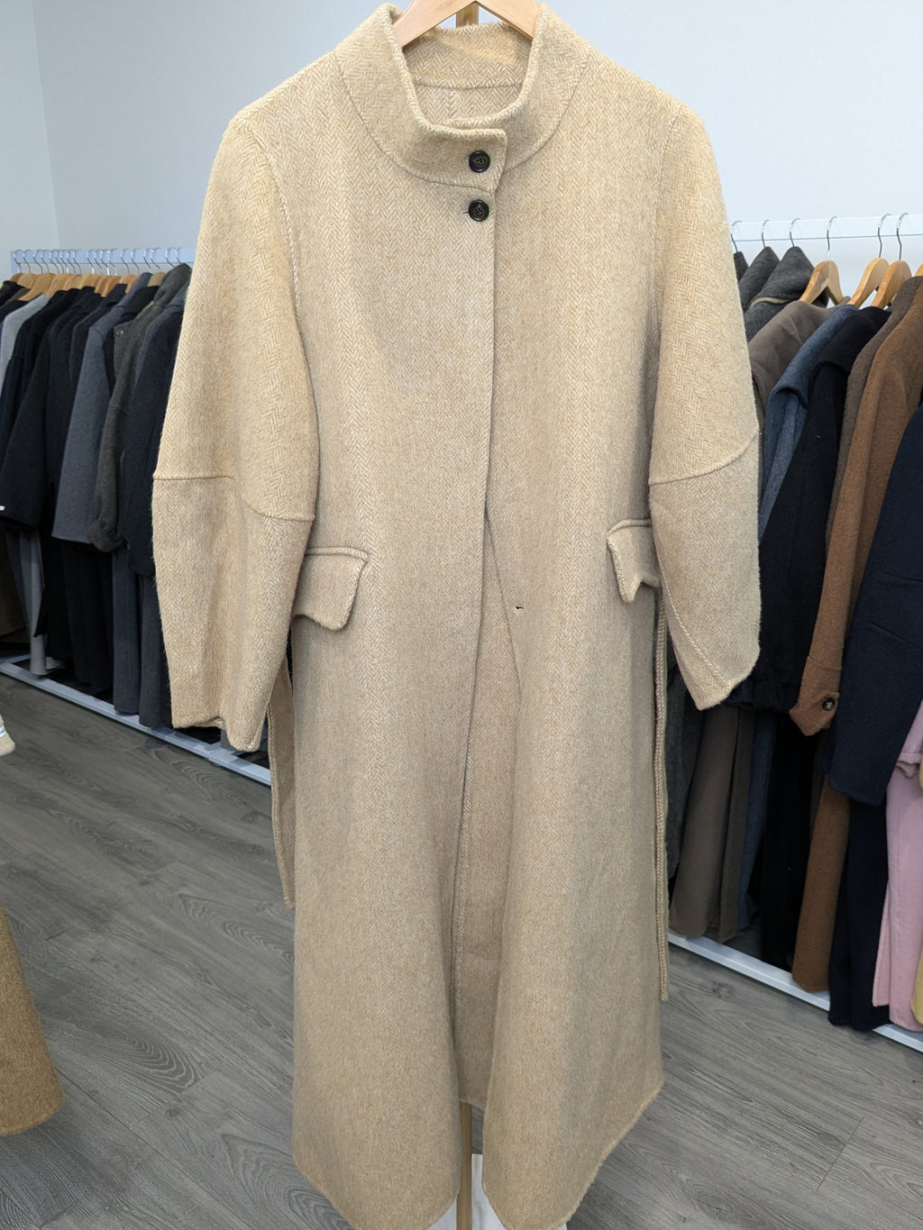 188 100% Wool Coat S 10-14