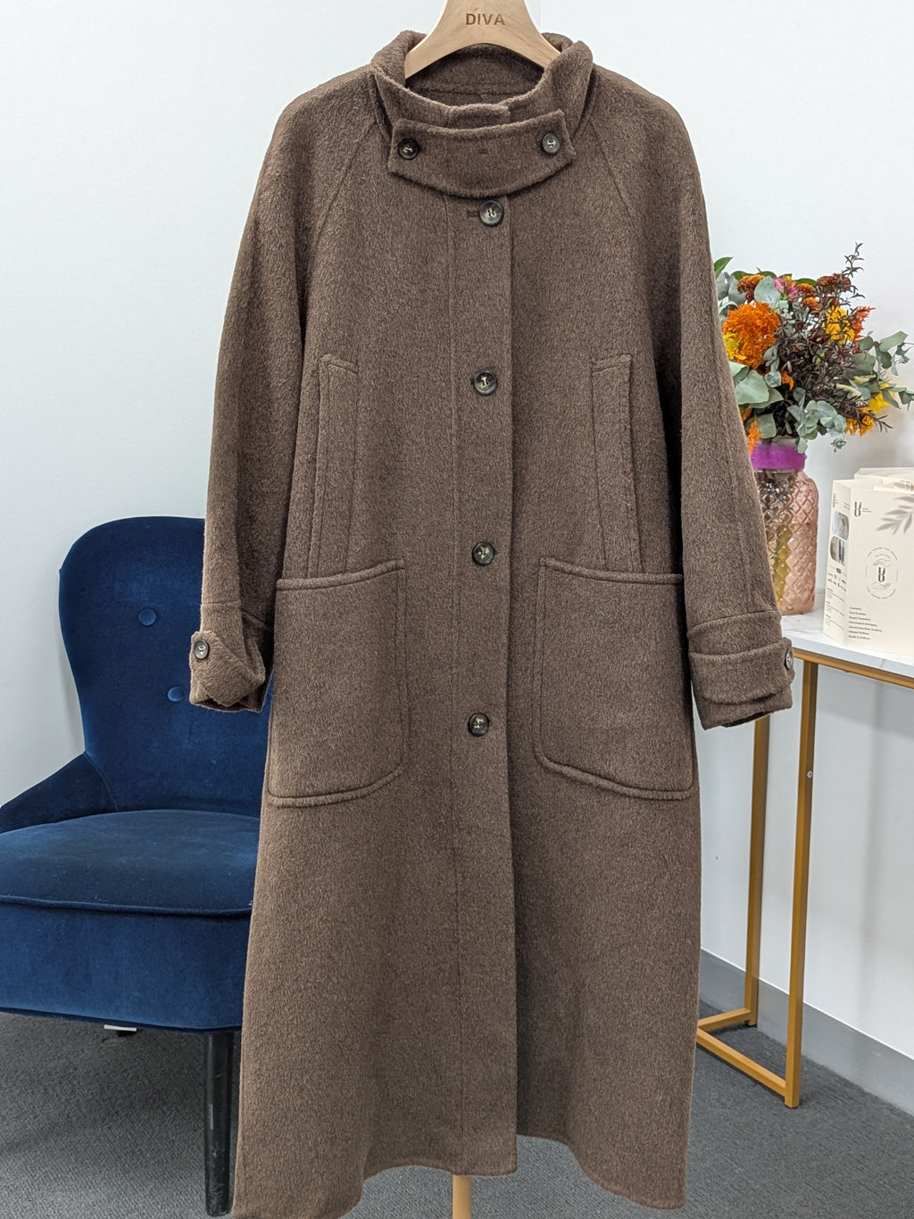 Pure Wool Coat Warehouse Try-On Welcome 211 Size M10-14 100% Wool