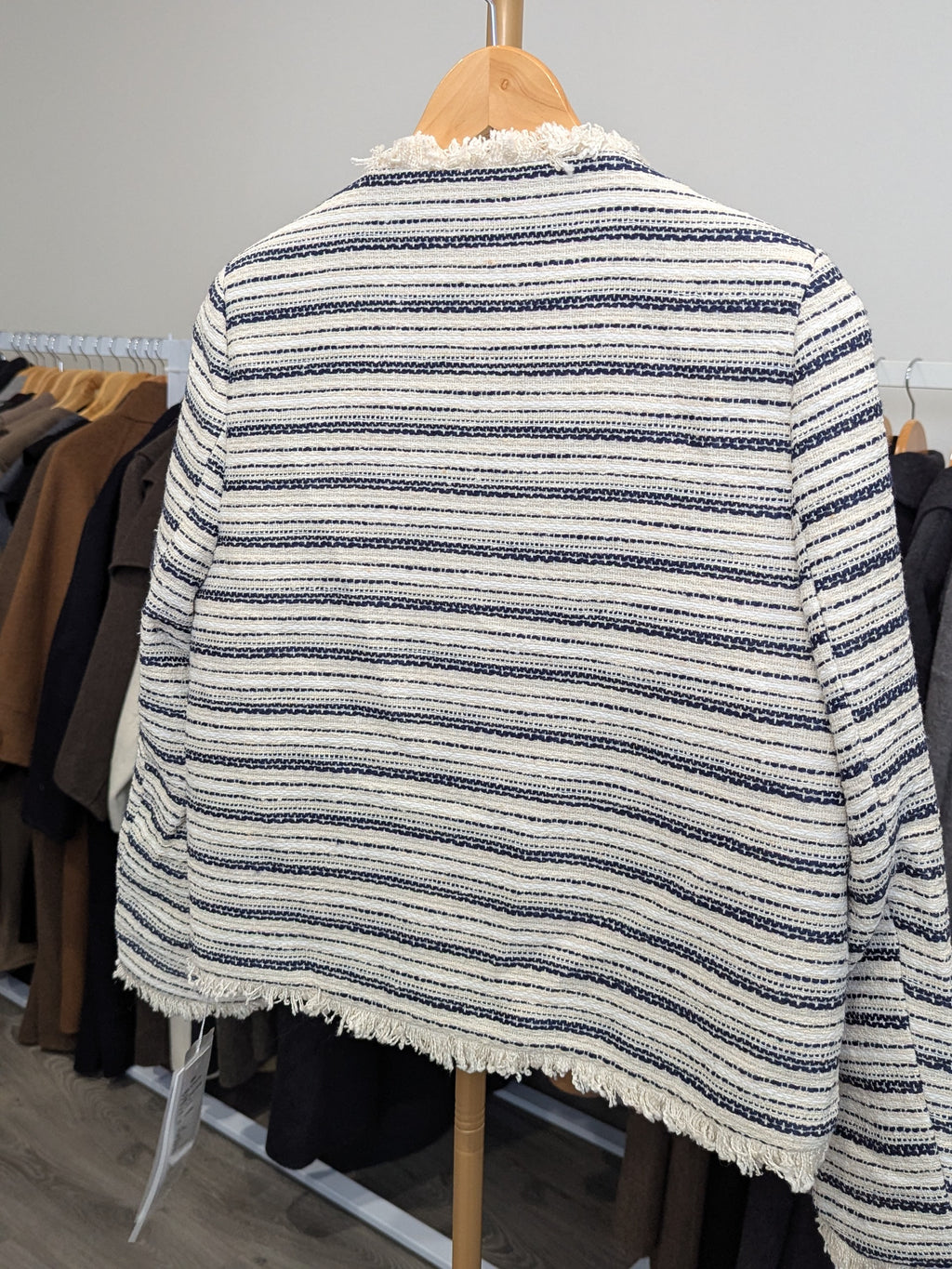 215 Goose Down Tweed Jacket