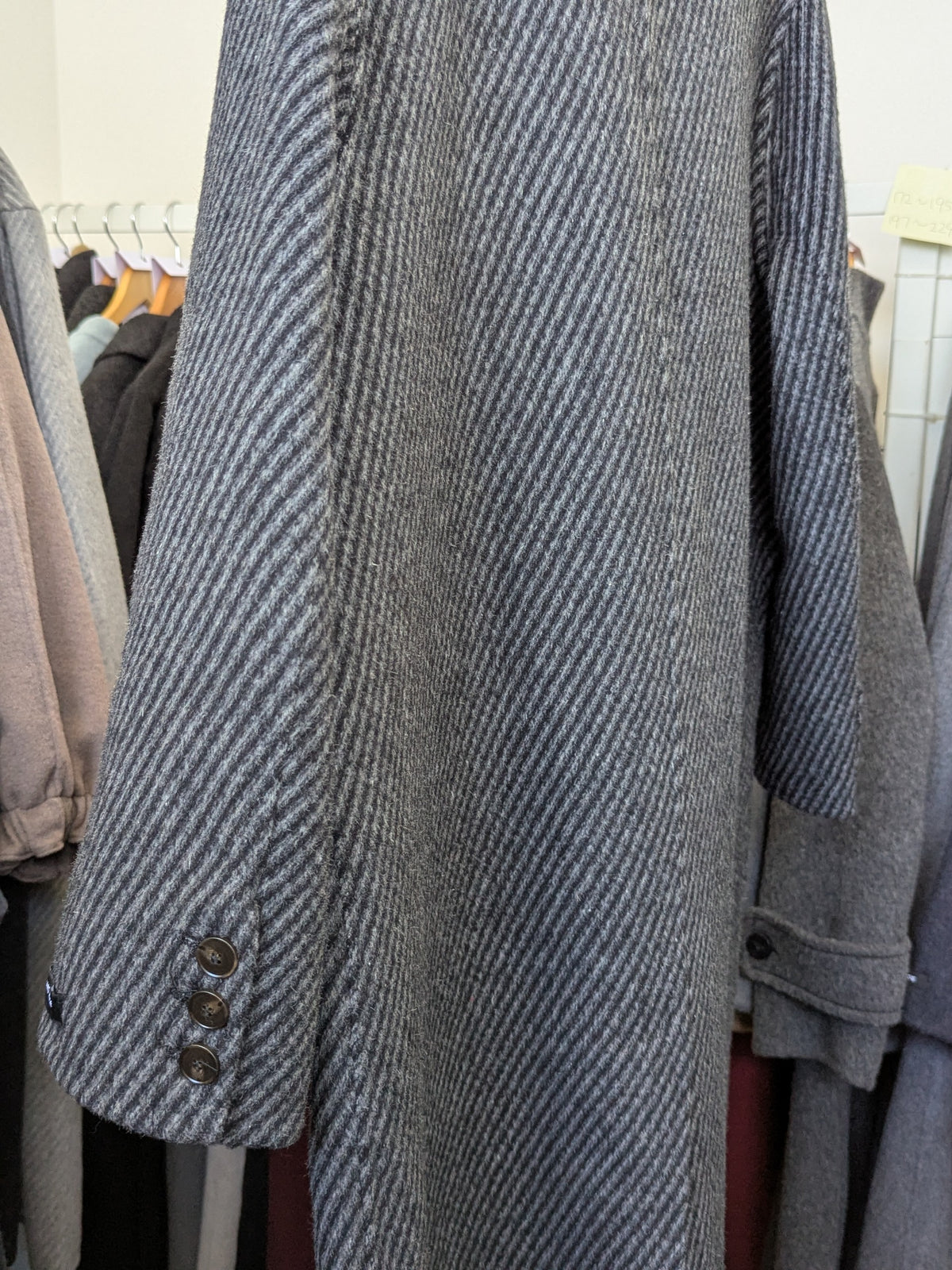 289 70% Wool Coat Dark Grey S 10-12