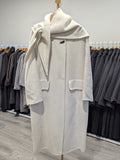 161 100% Wool Coat Dark Cream M 12-14