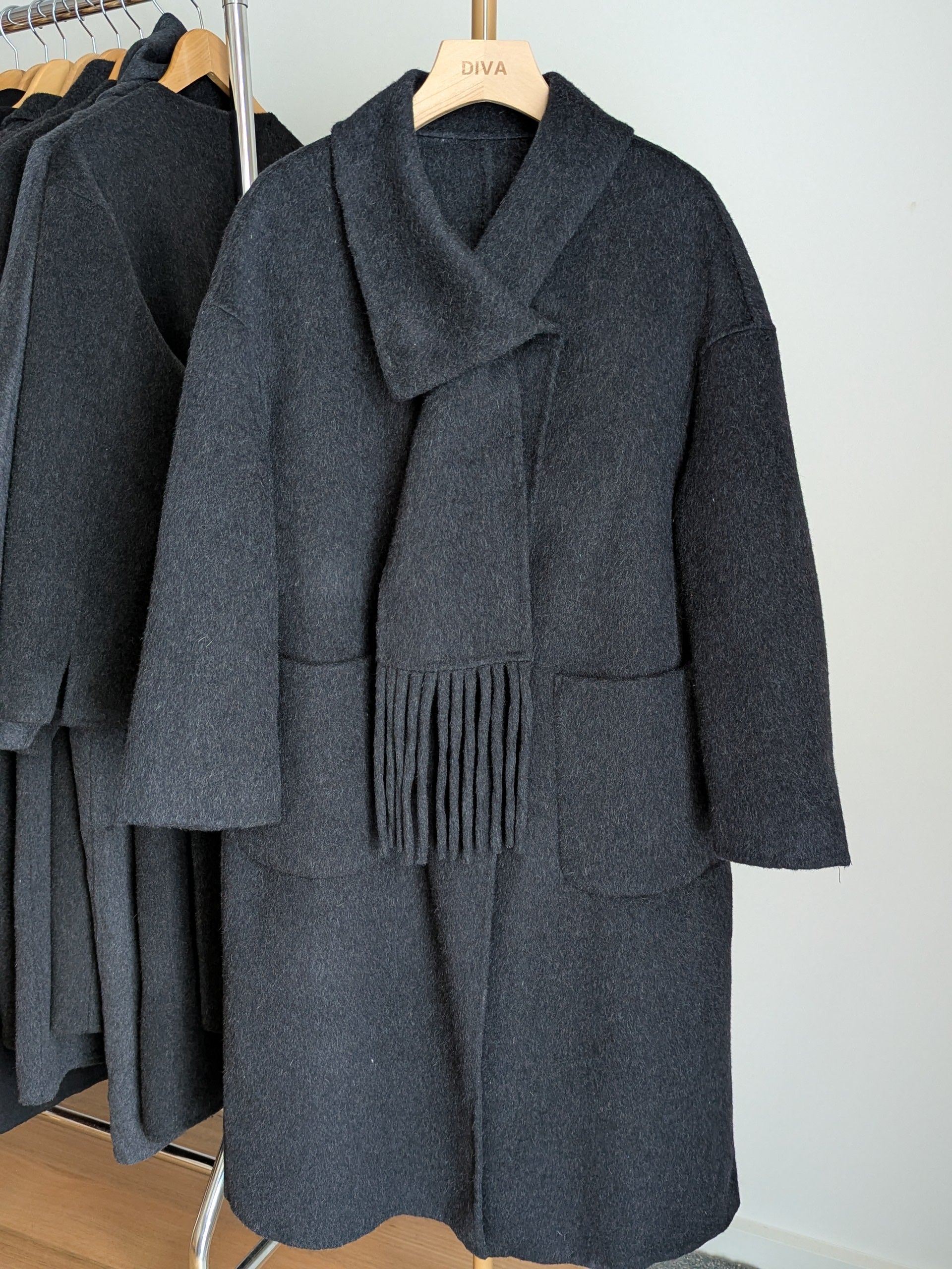 Pure Wool Coat Hand Made 193 Size M8-12 Brand New