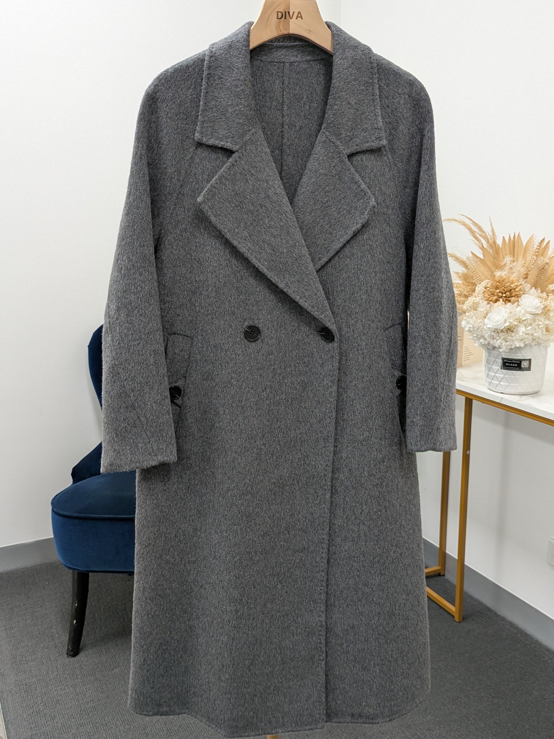 010 100% Wool Grey