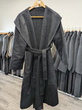 151 100% Wool Coat Charcoal M 8-12
