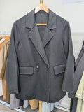 045 100% Wool Coat Black