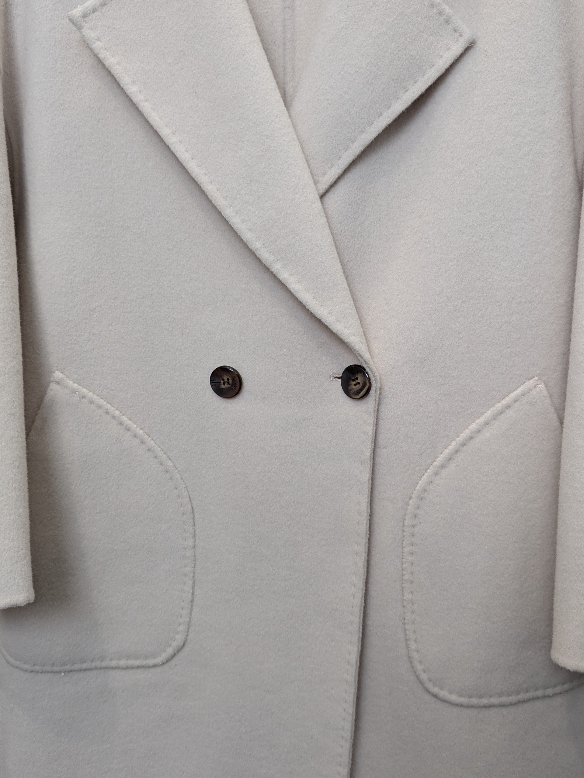 025 100% Wool Coat Cream