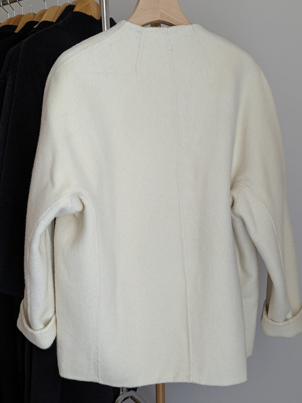 Brand New Pure Wool Coat Hand Made 173 Size S8-12
