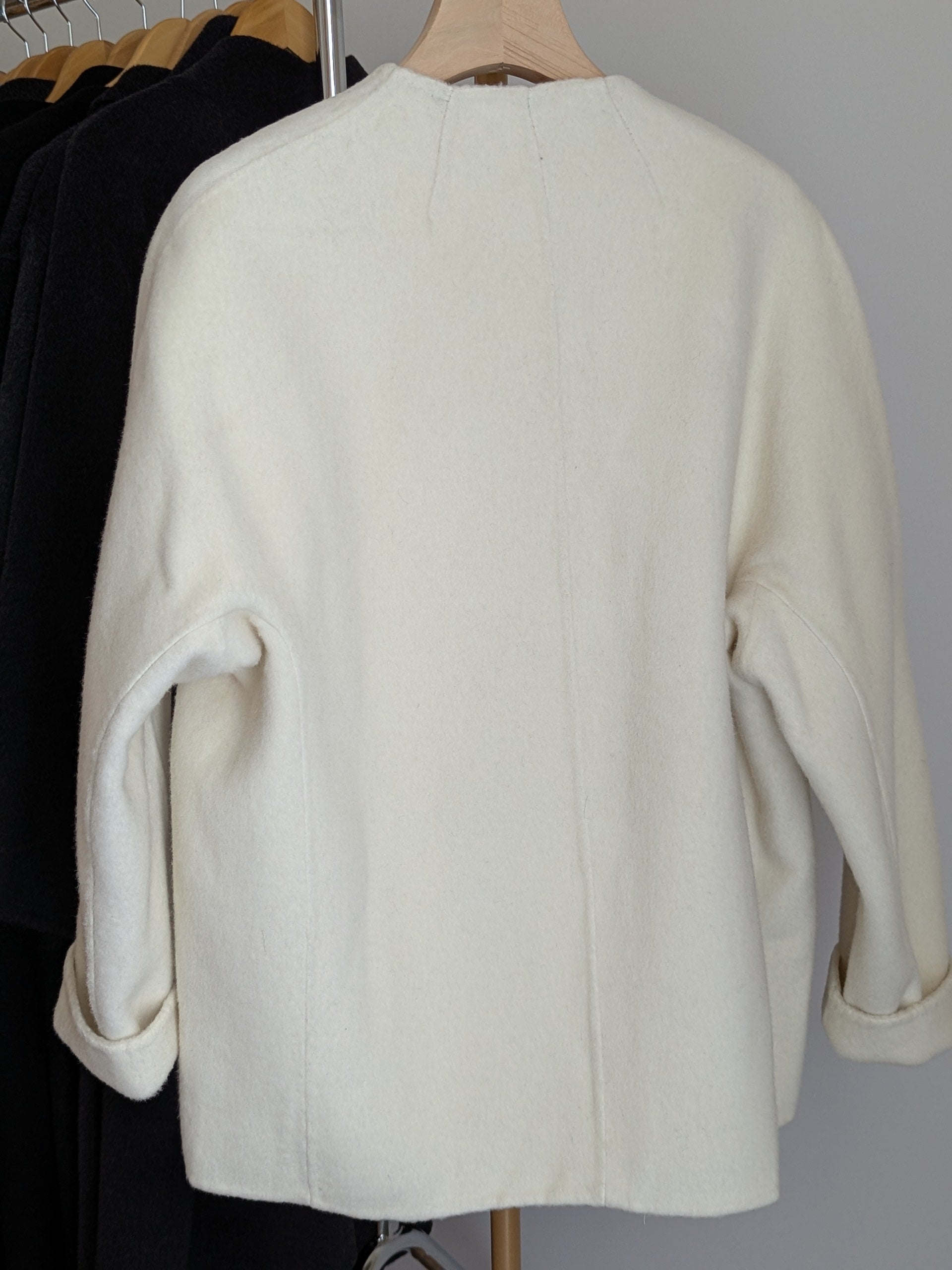 Brand New Pure Wool Coat Hand Made 173 Size S8-12