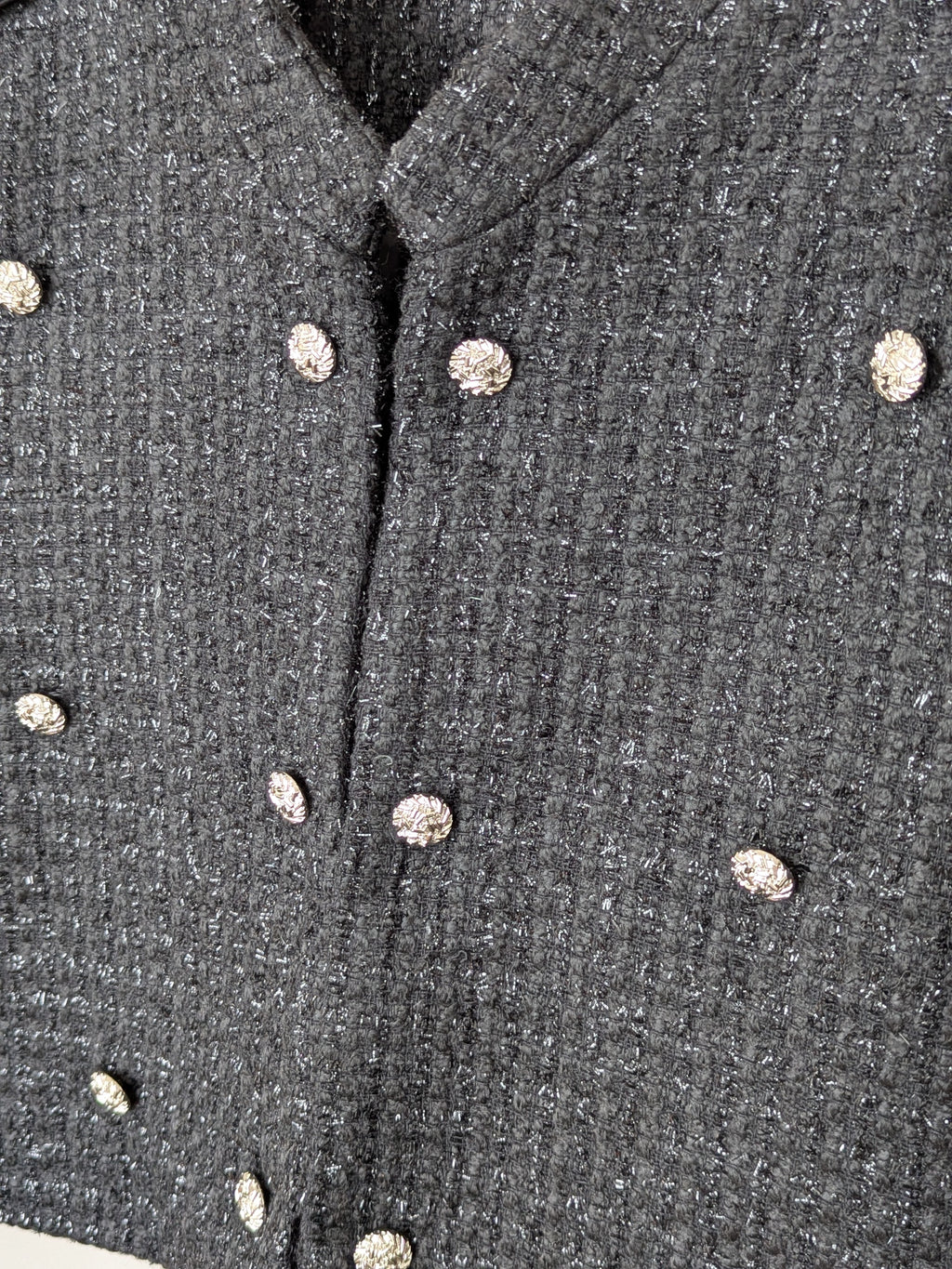 Goose Down Tweed Jacket 140 Size 6-8