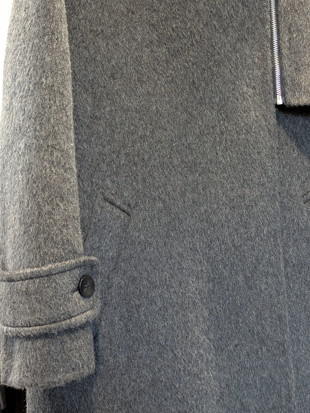 195 67% Wool Coat Dark grey S 6-10