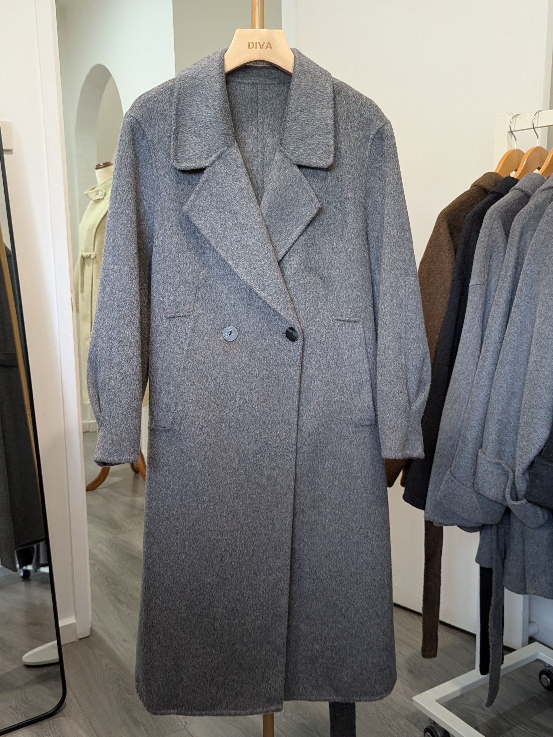 005 Cashmere blend Grey