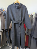 242 70% Wool Coat Charcoal S 10-12