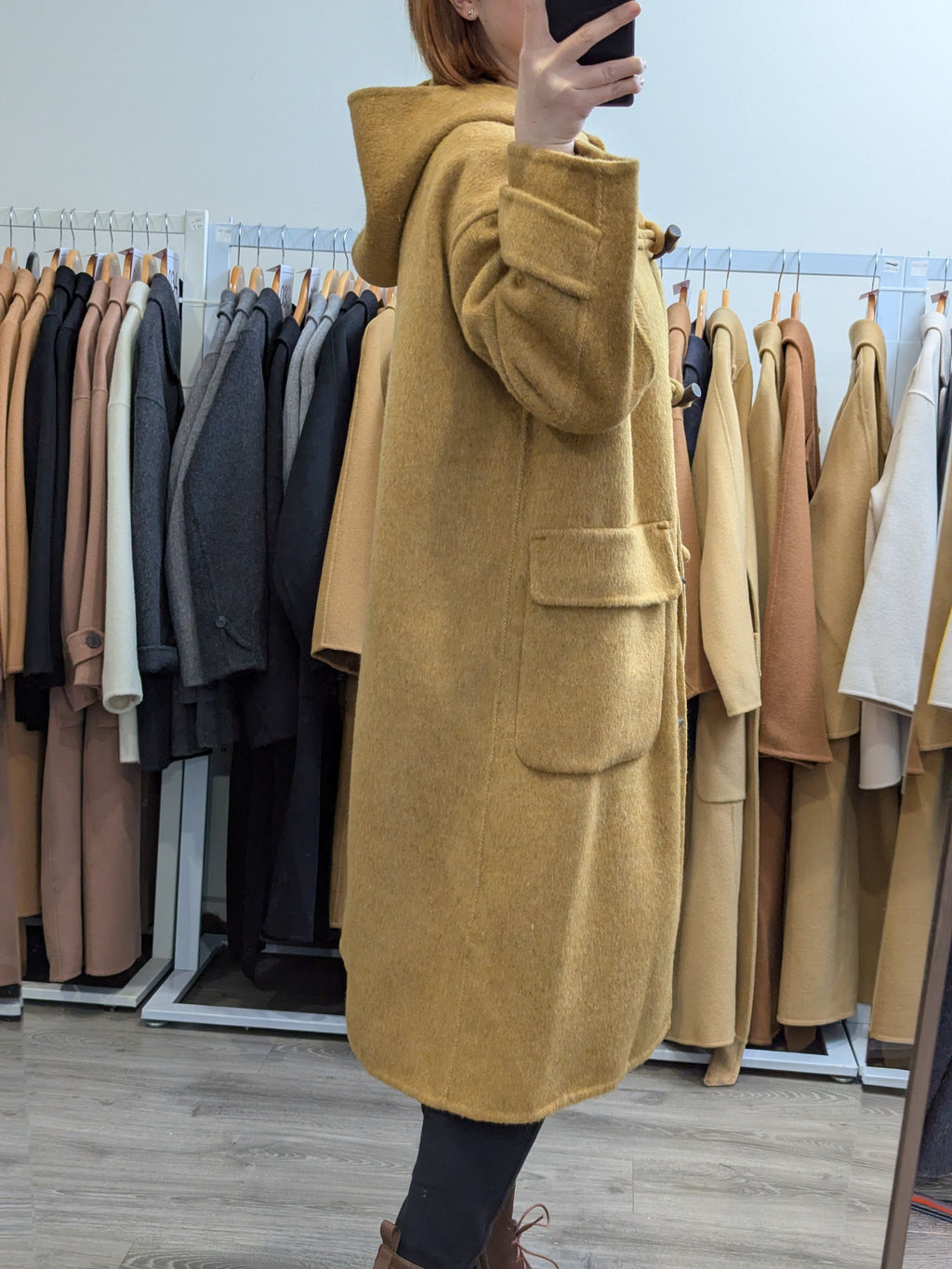 287 100% Wool Coat Light Camel M 12-16