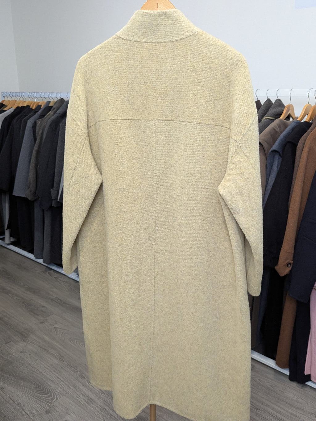 190 100% Wool Coat Lemon M 12-14