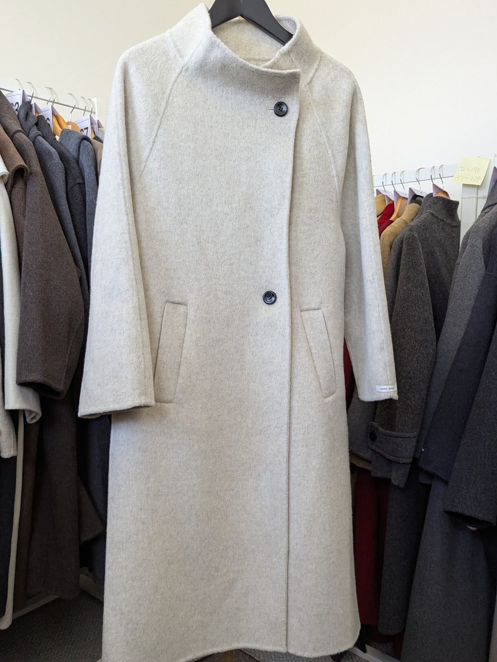 281 70% Wool Coat Beige S 10-14