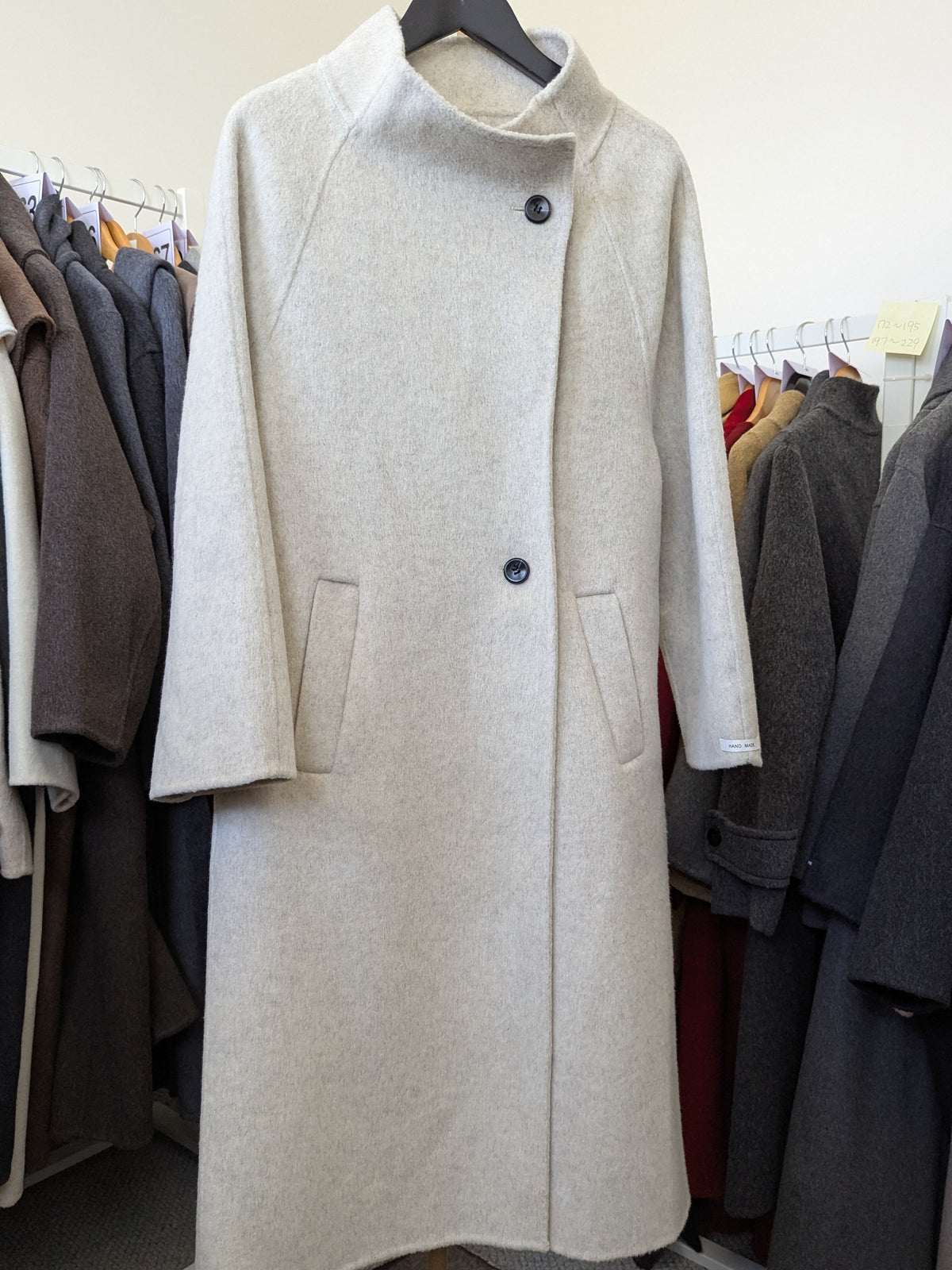 281 70% Wool Coat Beige S 10-14