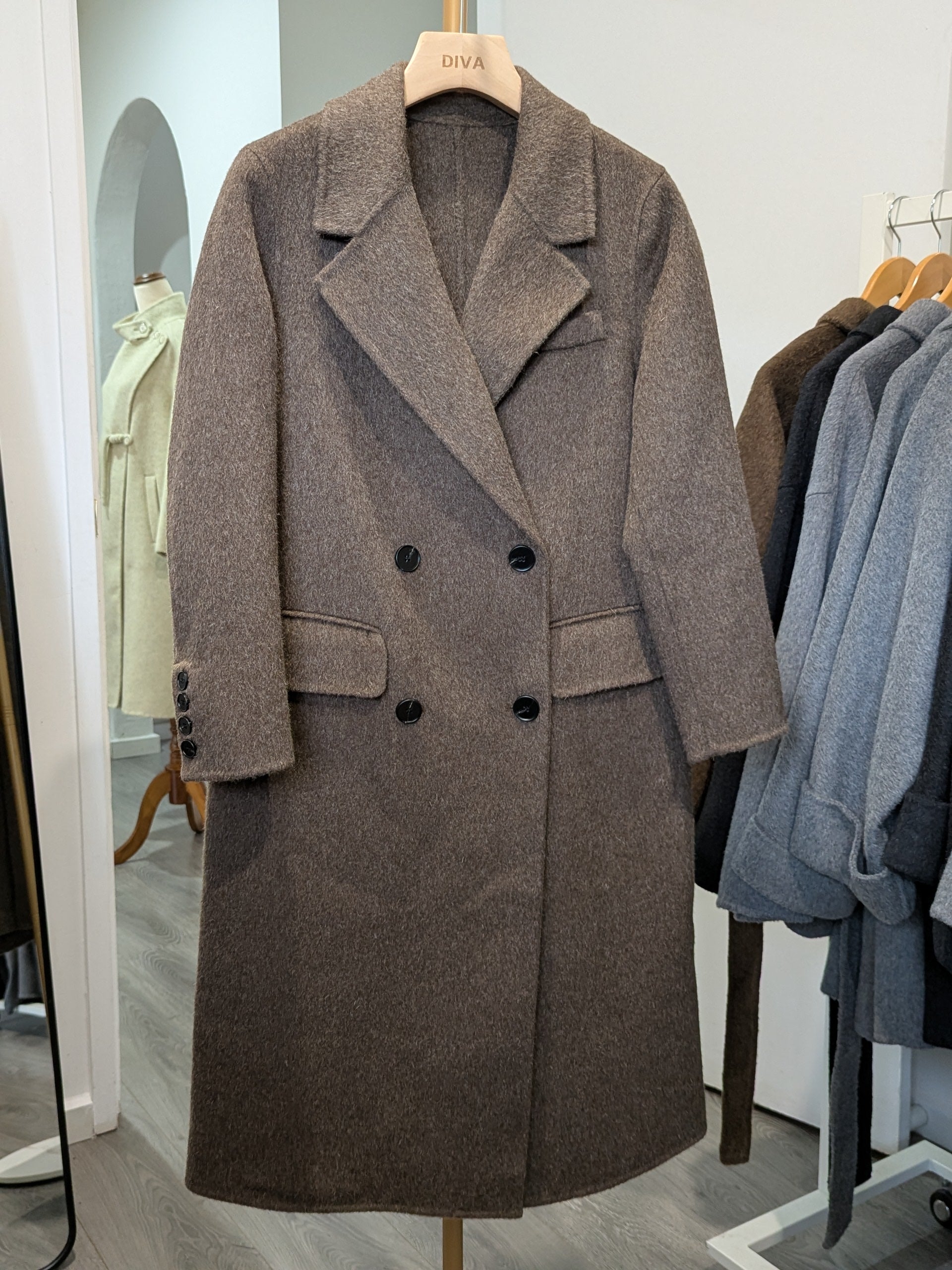 007 Cashmere blend Brown