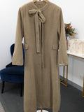 Dress-style coat Pure Wool Coat High Quality Wool 148 Beige Brown