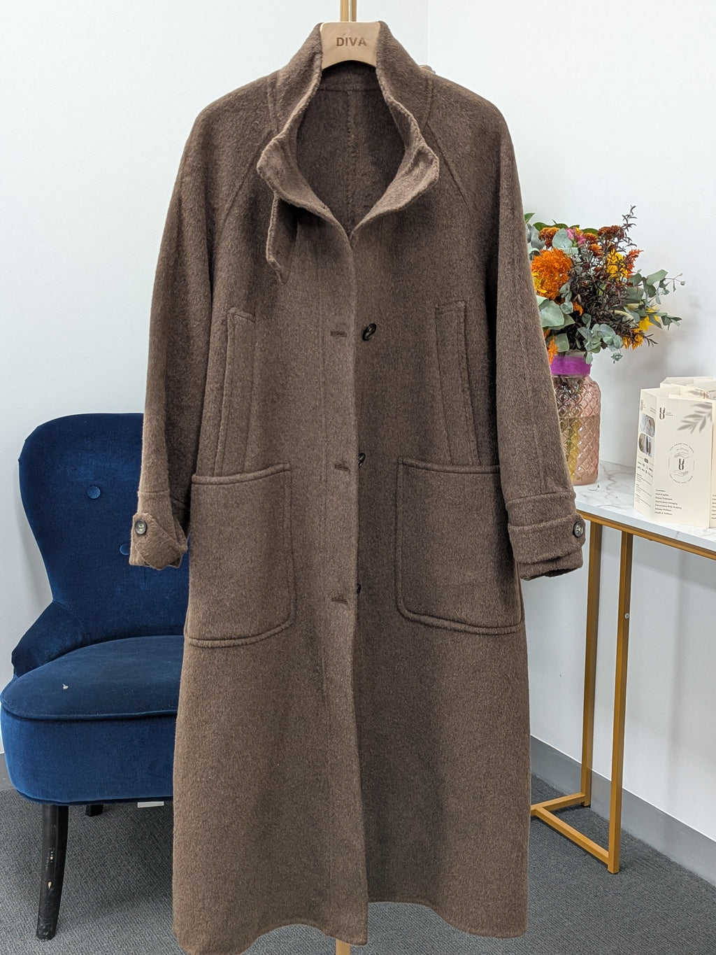 Pure Wool Coat Warehouse Try-On Welcome 211 Size M10-14 100% Wool
